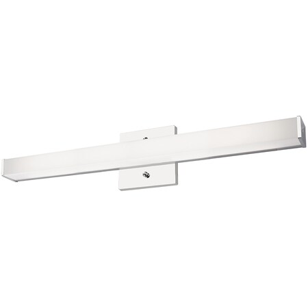 Kuzco Lighting Simplistic Modern Led Vanity With Rectangular Shaped White Acrylic VL6224-CH